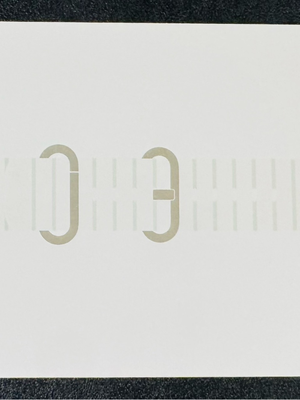 Apple White Sport Loop Band with Silver Hardware
